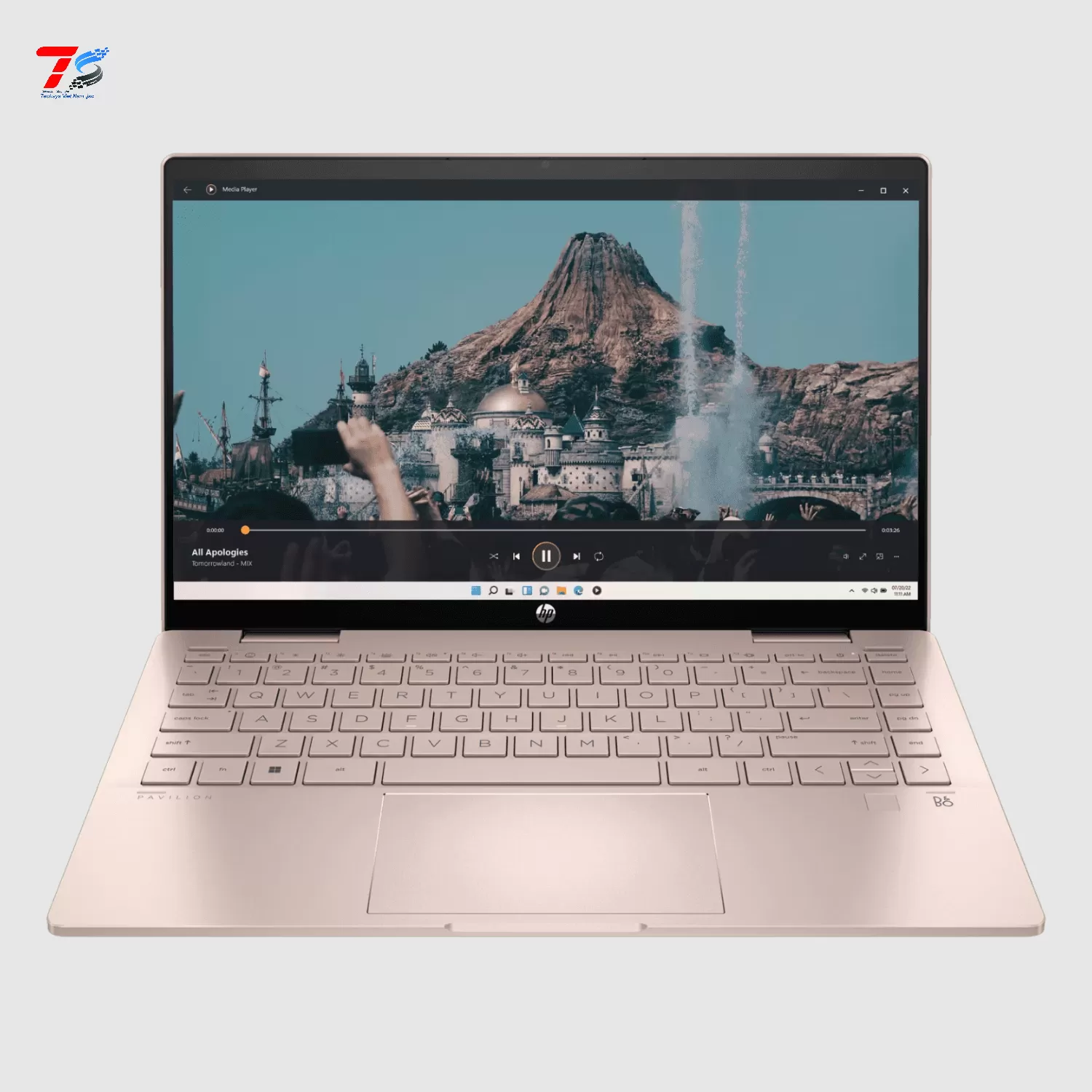 Máy tính xách tay HP Pavilion X360 14-ek1048TU i5-1335U/8G/ 512G/ 14.0FHDT/PEN/W11SL/VàNG (80R26PA)